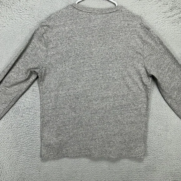 Polo Ralph Lauren Adult Mens T-Shirt Medium Grey Crewneck Long Sleeve Tee NEW